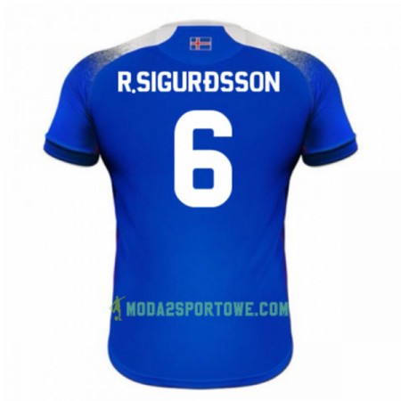 Koszulka Islandia R.Sigurdsson 6 Mistrzostwa Świata 2018 Domowe Stroje Piłkarskie